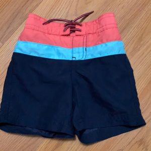Janie and Jack swimming trunks size 3 to 6 months.
